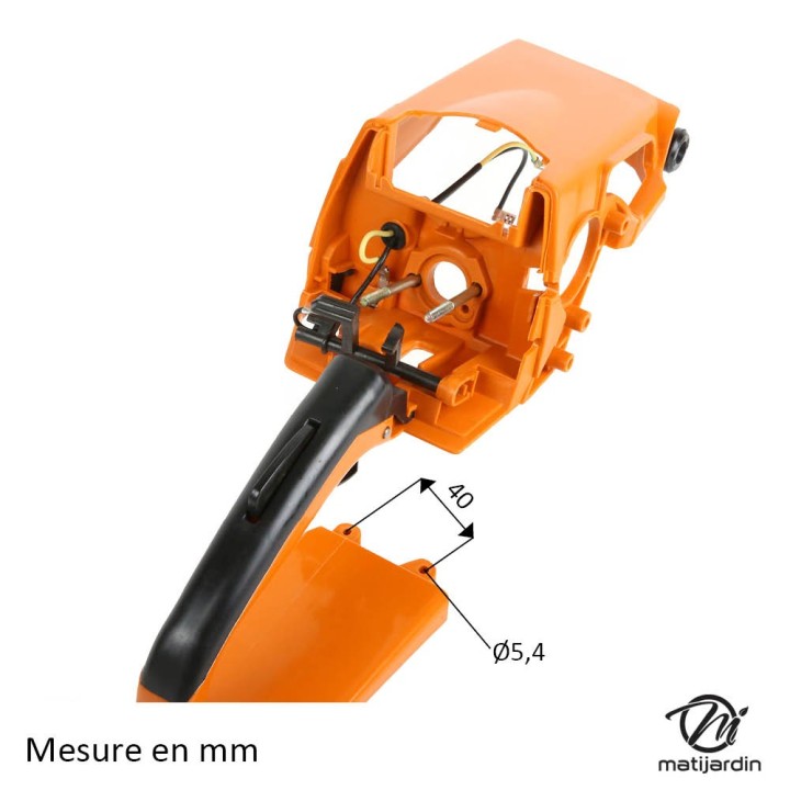 Carter poignée de gaz pour tronçonneuse Stihl MS210