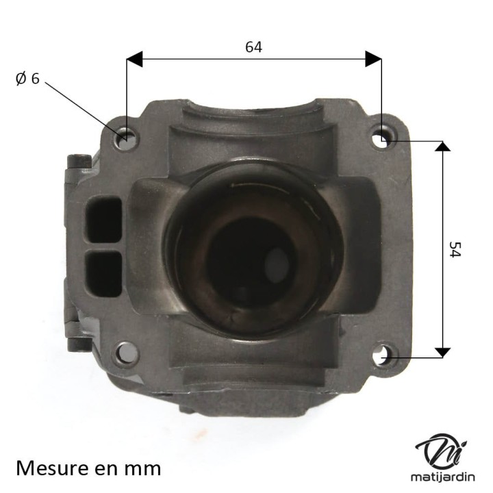 Cylindre piston pour tronçonneuse Husqvarna 455Ø 47 mm