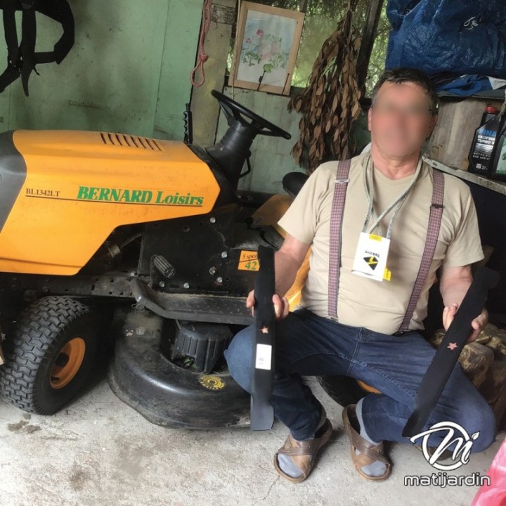 Lames tondeuse pour AYP/Roper Bernard loisirs Husqvarna 53 cm par 2