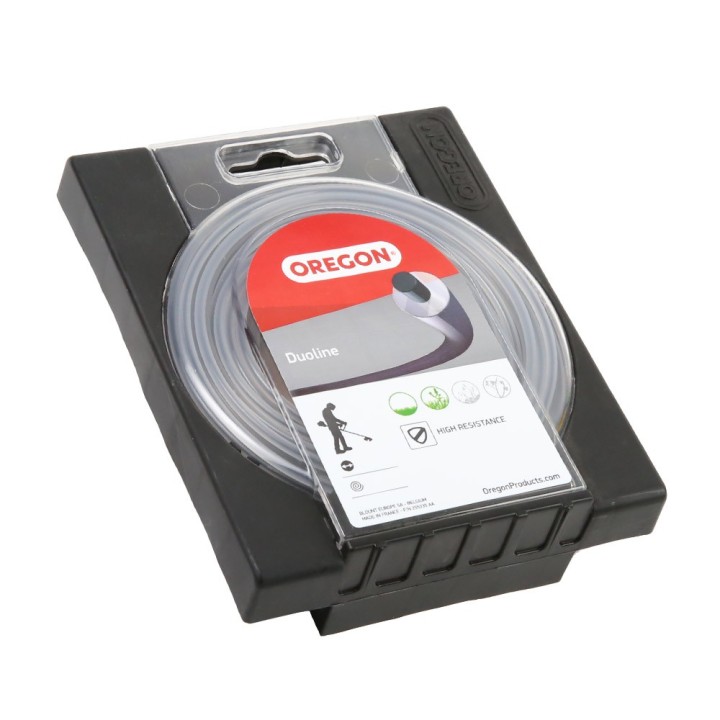 Fil Oregon Duoline 4 mm x 64 m Rond Transparent Blister