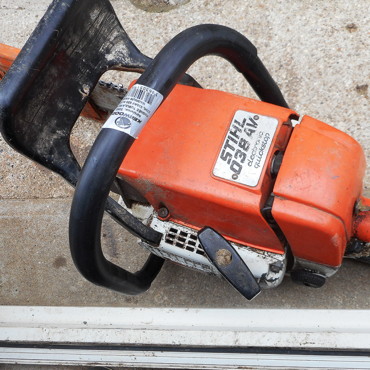 Poignée tubulaire pour tronçonneuse Stihl 038AV 038 Super 038 Magnum MS380