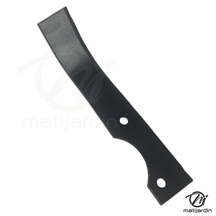 Outils, couteaux de fraises. Type bineur large. Longueur : 210 mm