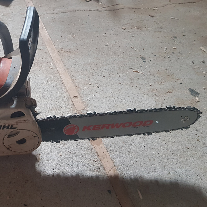 Kit Kerwood guide + chaîne tronçonneuse 35 cm, 3/8"LP 1,3 mm. 50 maillons