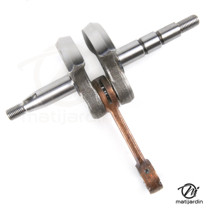 Vilebrequin pour tronçonneuse Husqvarna 36, 41 ,136, 137, 141, 142