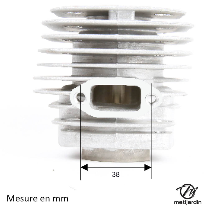 Cylindre piston pour tronçonneuse Husqvarna 61. Ø 48 mm