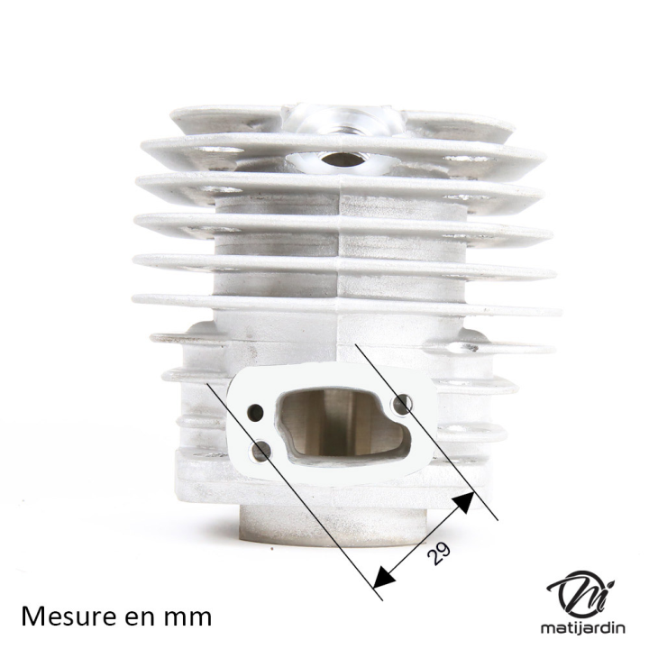 Cylindre piston pour tronçonneuse Husqvarna 61. Ø 48 mm