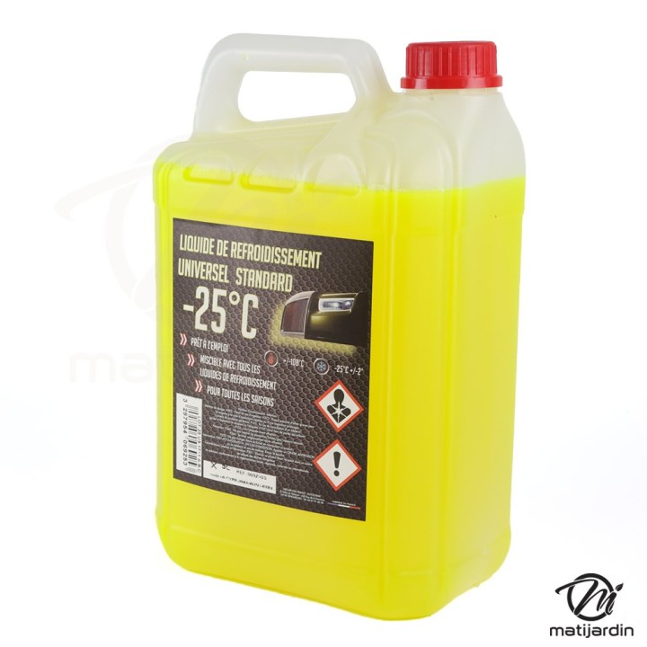 Liquide de refroidissement universel jaune 5 litres
