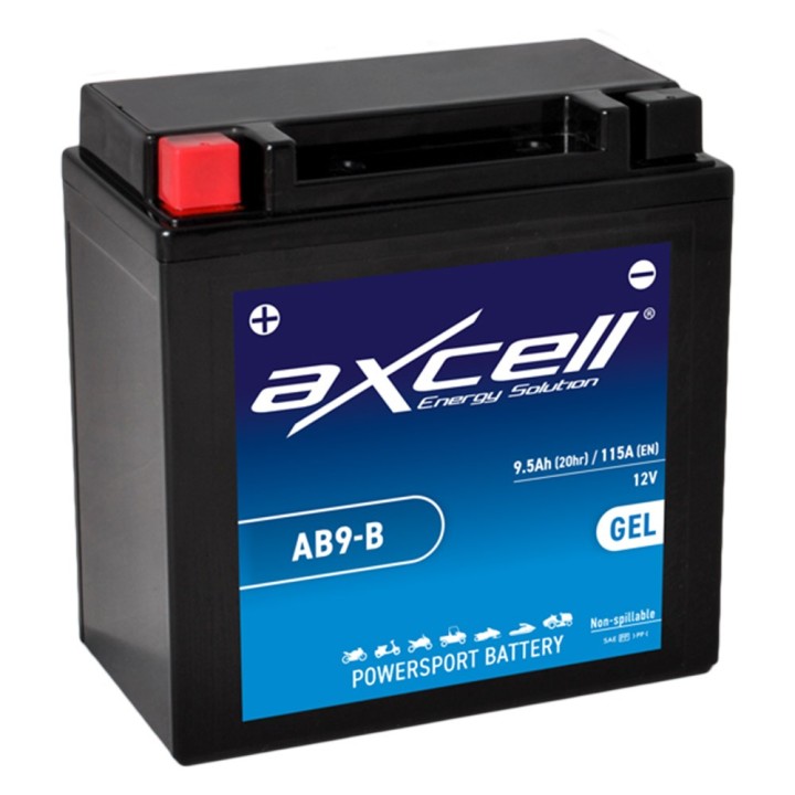 Batterie tondeuse gel Axcell AB9-B 9,5Ah