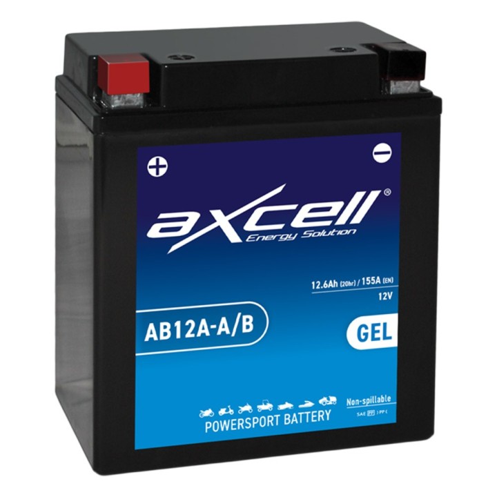 Batterie tondeuse gel Axcell AB12A-AB 12,6 Ah