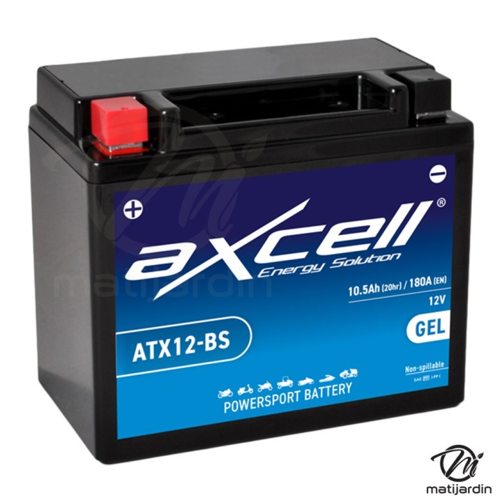 Batterie tondeuse gel Axcell ATX12-BS 10,5 Ah