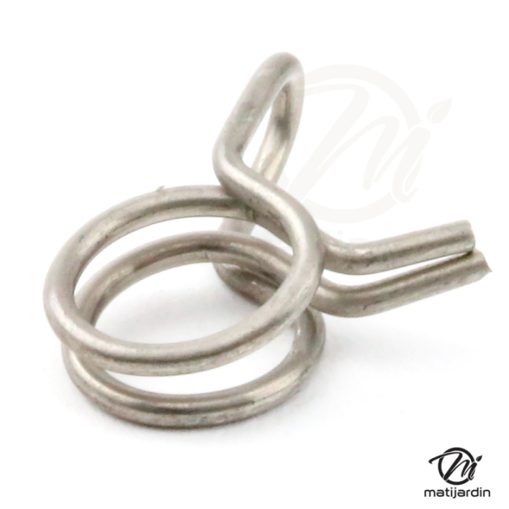 Colliers de serrage pour durite. x10. Ø 3 x 5,5 mm.