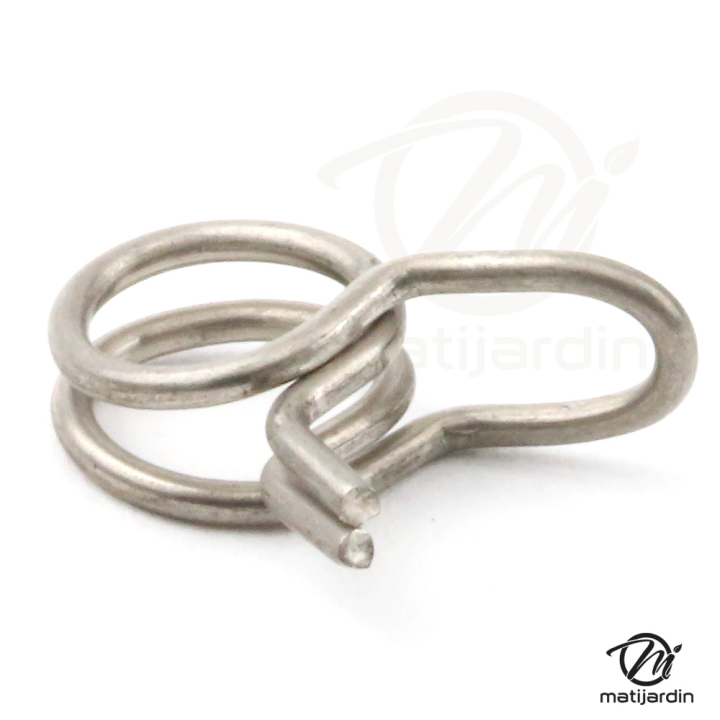 Colliers de serrage pour durite. x10. Ø 3 x 5,5 mm.