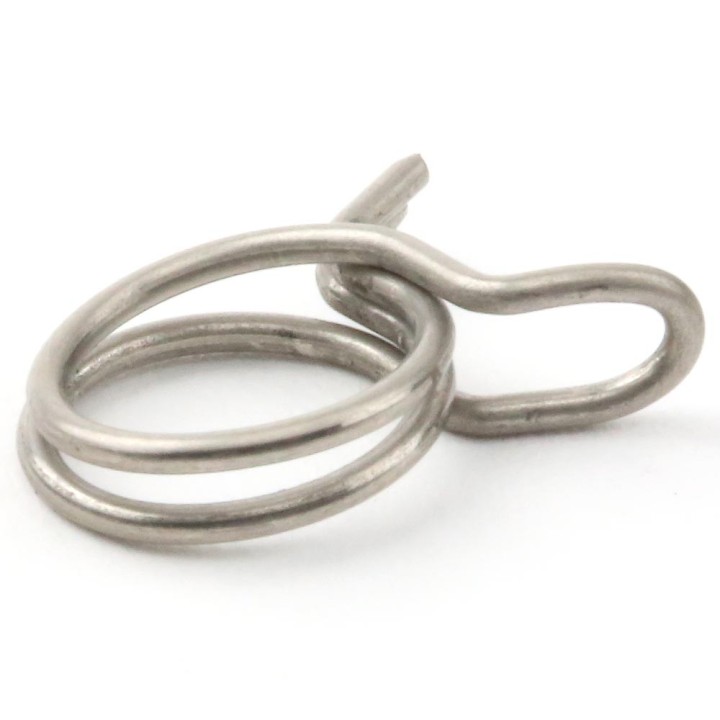 Colliers de serrage pour durite. x10. Ø 8 mm