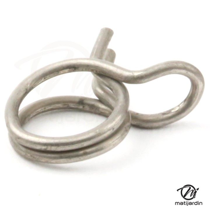 Colliers de serrage pour durite. x10. Ø 4 x 7 mm