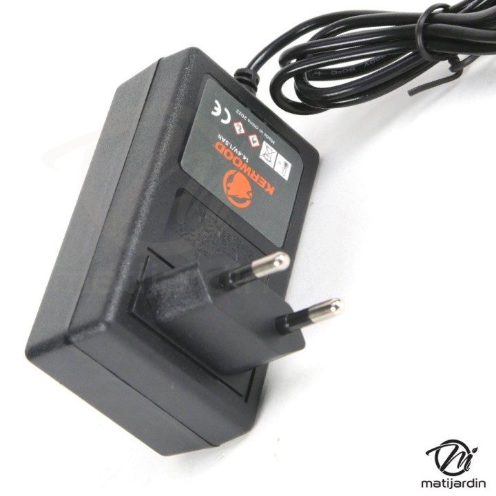 Chargeur de batterie pour tronçonneuse Kerwood. Pièce d'origine
