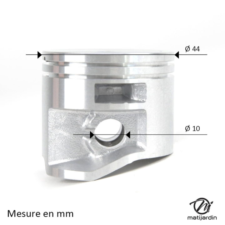 Cylindre piston pour tronçonneuse Stihl MS251 MS251CBE Ø 44 mm