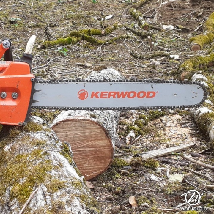 Guide tronçonneuse Kerwood 50 cm 3/8" 1,5 mm 72 maillons 20A3KSWC