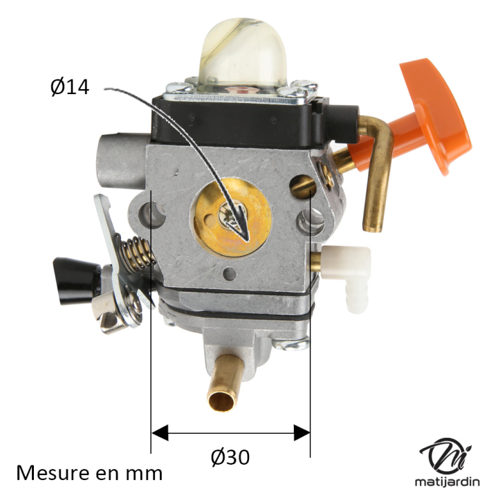 Carburateur pour FS310, FS130, FS110, FR130, KM130, HT130, HT131. 4180 120 0610, C1Q-S173