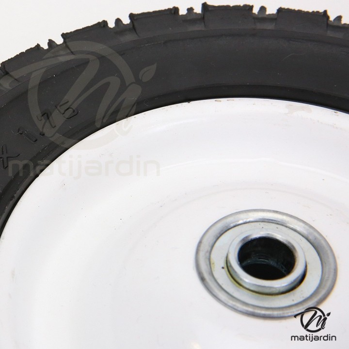 Roue tondeuse métallique avec roulement. Ø 200 mm