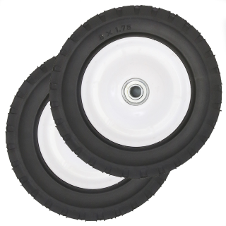 Roue tondeuse métallique avec roulement. Ø 200 mm