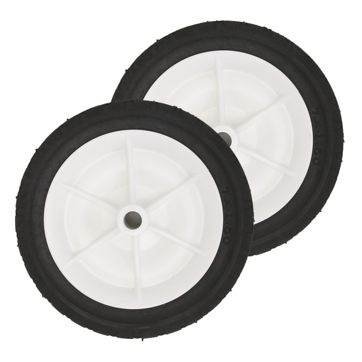 Roue de tondeuse universelle Ø 175 mm. Longueur moyeu 38,1 mm