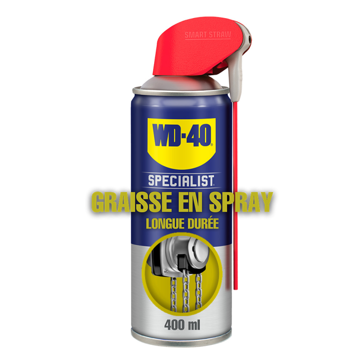 Dégrippant WD40 Specialist Graisse spray longue durée. 400 ml