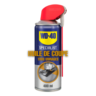 Dégrippant WD40 Specialist Huile de coupe. 400 ml. Nettoyant, lubrifiant. Protège humidité corrosion