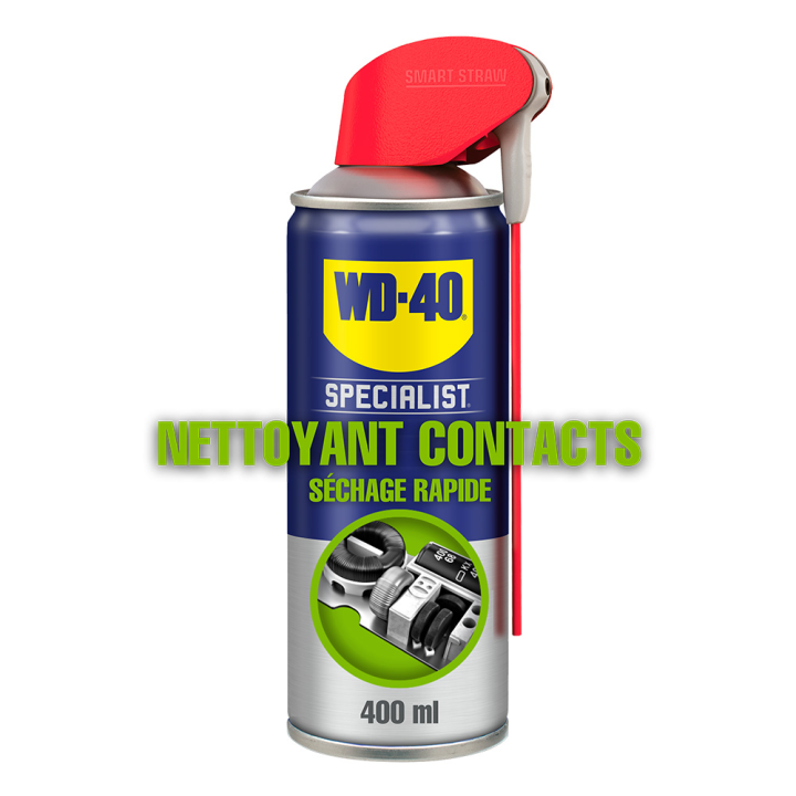 Dégrippant WD40 Specialist. 400 ml. Nettoyant, dégrippant, lubrifiant. Protège humidité corrosion