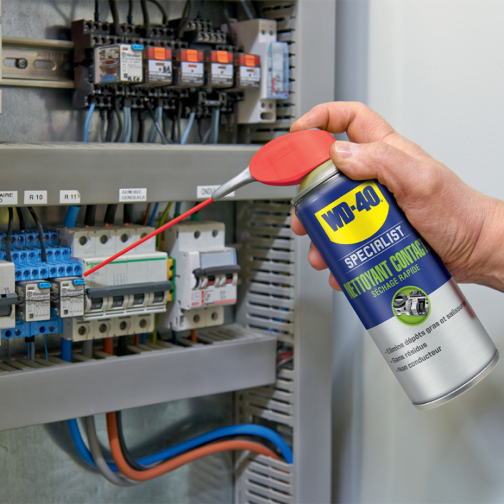 Dégrippant WD40 Specialist. 400 ml. Nettoyant, dégrippant, lubrifiant. Protège humidité corrosion