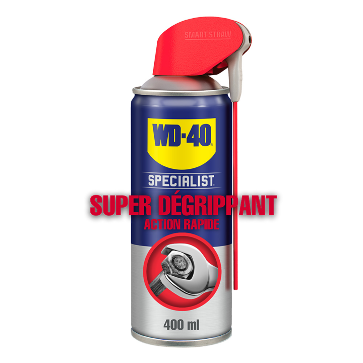 Dégrippant WD40 Specialist Super. 400 ml. Nettoyant, lubrifiant. Protège humidité corrosion