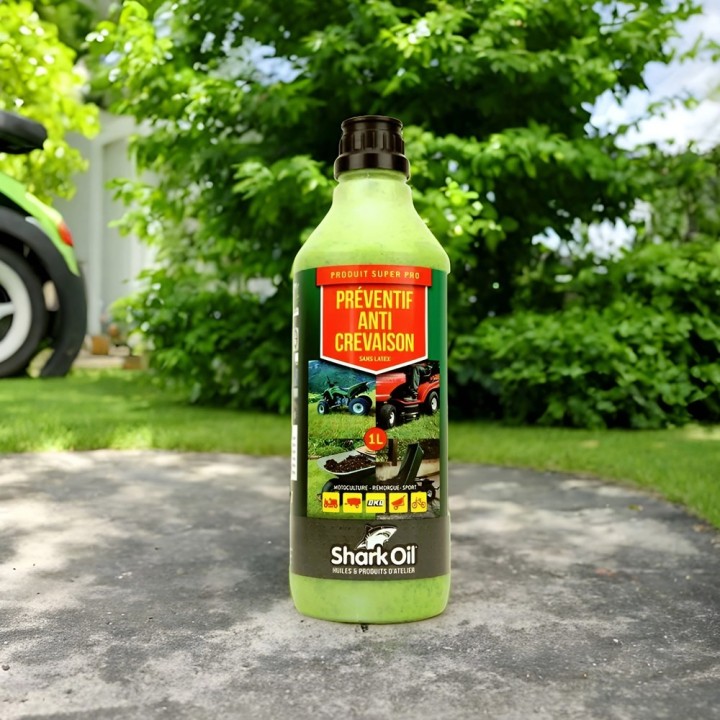 Préventif anti-crevaison Shark Oil OKO 1L par 3 + gants multi-services