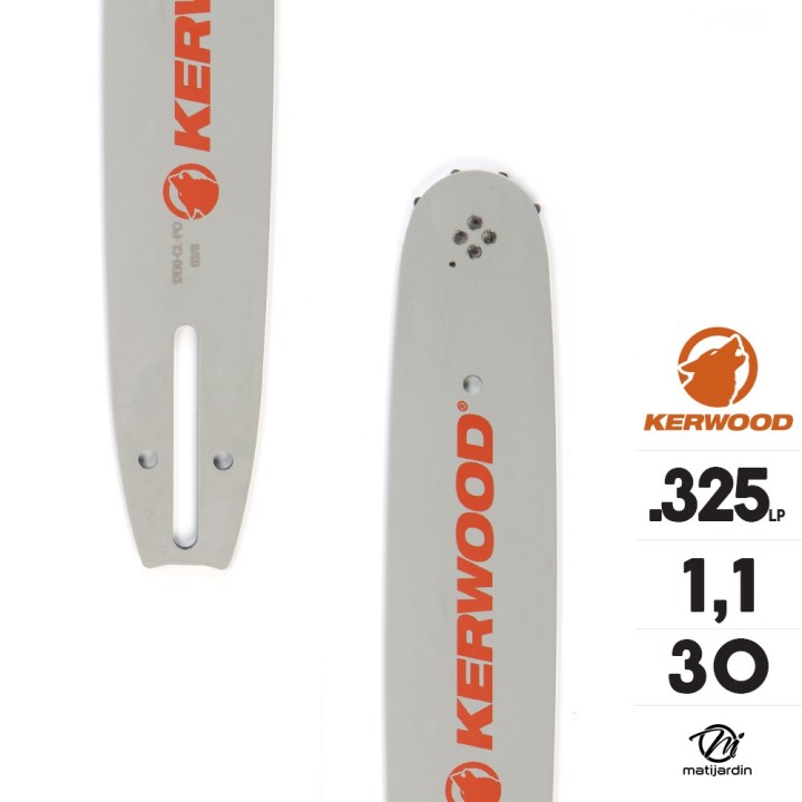 Guide tronçonneuse Kerwood 30 cm pour Husqvarna .325"LP 1,1 mm