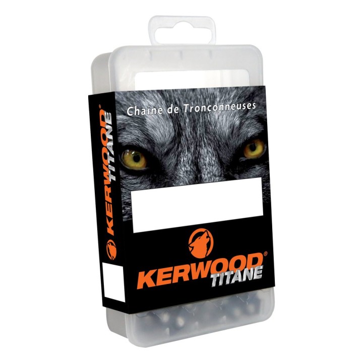 Chaîne tronçonneuse en titane Kerwood 50 maillons 3/8LP 1,1mm