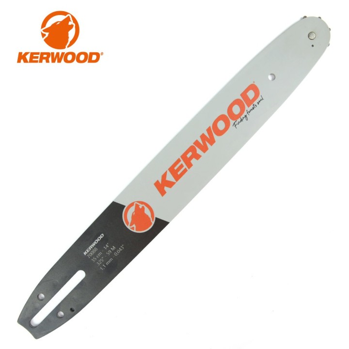 Guide tronçonneuse Kerwood 35 cm .325"LP 1,1 mm 59 maillons