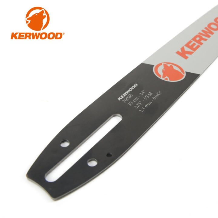 Guide tronçonneuse Kerwood 35 cm .325"LP 1,1 mm 59 maillons