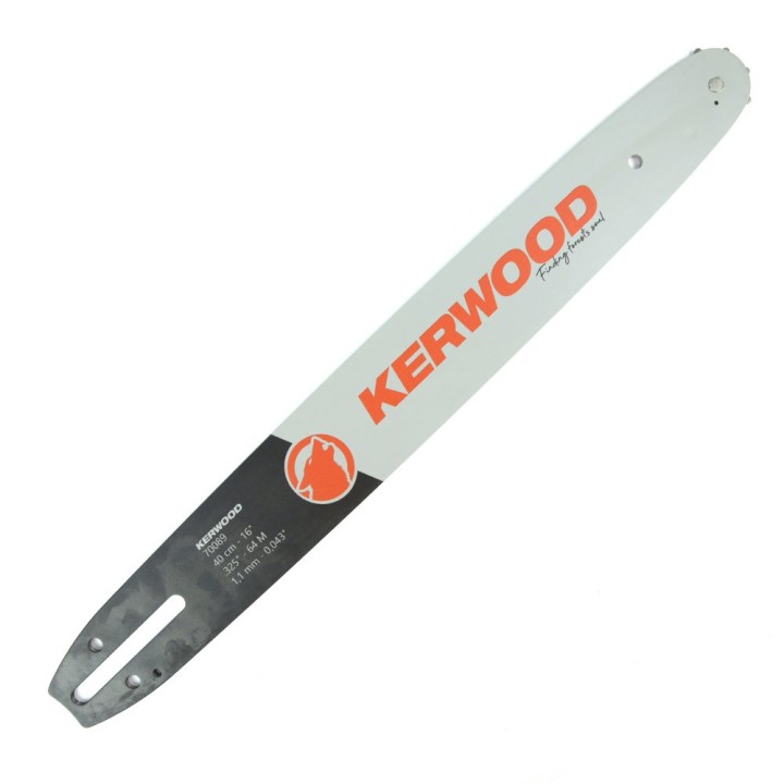 Guide tronçonneuse Kerwood 40 cm .325"LP 1,1 mm 64 maillons