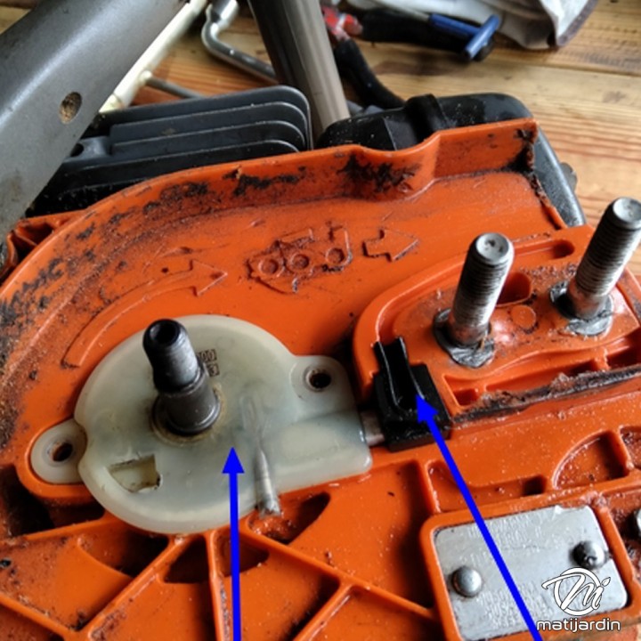 Pompe à huile pour tronçonneuse Husqvarna 137, 142