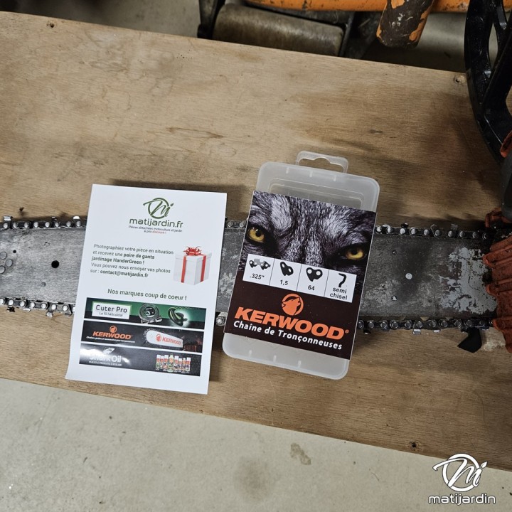 Chaine pour ECHO CS-4200 0,325 1,5 mm 64 maillons. Kerwood