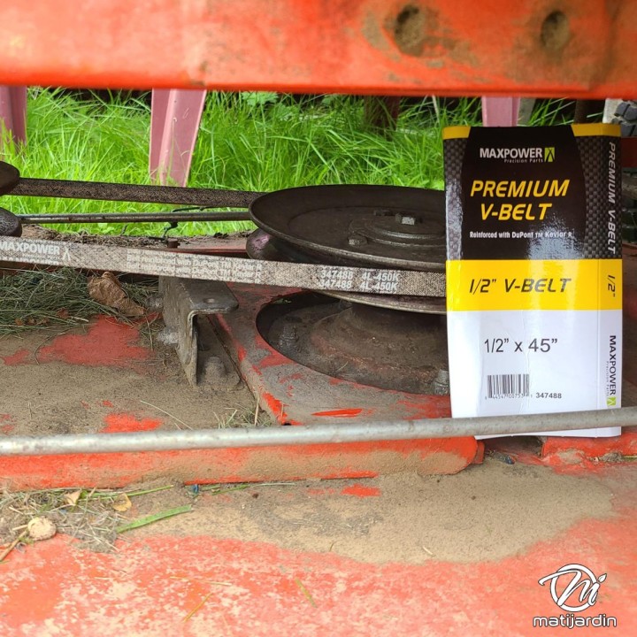 Courroie tondeuse 4L450 Teknic Kevlar Trapézoïdale 12,7 mm x 1143 mm