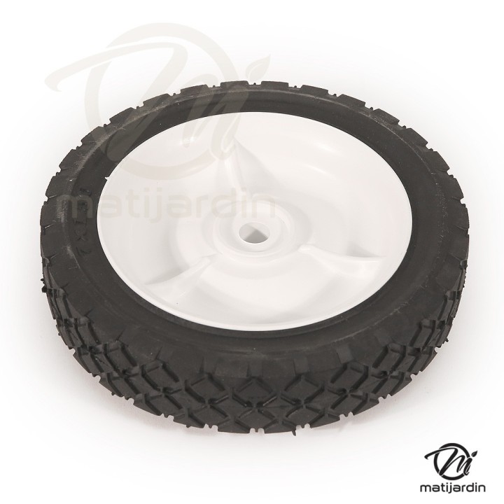 Roue de tondeuse universelle Ø 175 mm. Longueur moyeu 38,1 mm