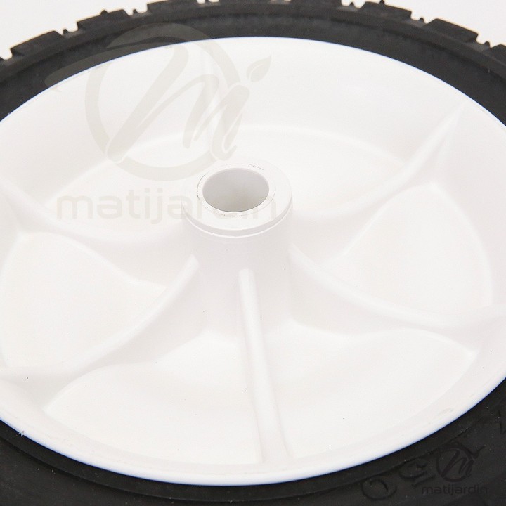 Roue de tondeuse universelle Ø 175 mm. Longueur moyeu 38,1 mm