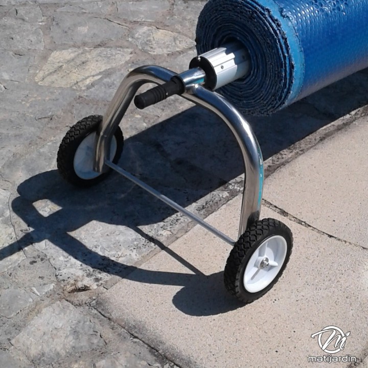 Roue de tondeuse universelle Ø 175 mm. Longueur moyeu 38,1 mm