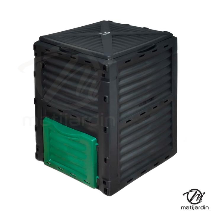 Composteur de jardin 300 litres en plastique
