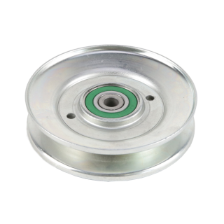 Poulie gorge en V acier. Ø 114 mm. N°189993. Larg 30 mm