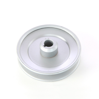 Poulie diam 82 mm larg. 23,5 mm à gorge type "V" axe 19 mm