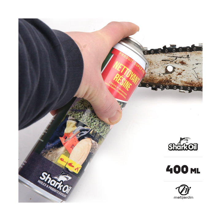 Nettoyant résine aérosol 400 ml Shark Oil