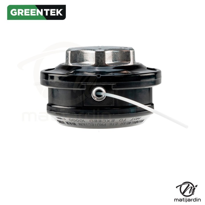 Tête débroussailleuse 106 mm Greentek avec aluminium M10x1.25