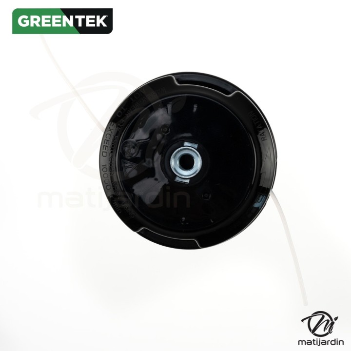 Tête débroussailleuse 106 mm Greentek avec filetage M10x1.25