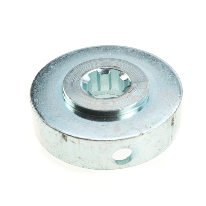 Flasque d'appui supérieur pour renvoi d'angle. 6 cannelures