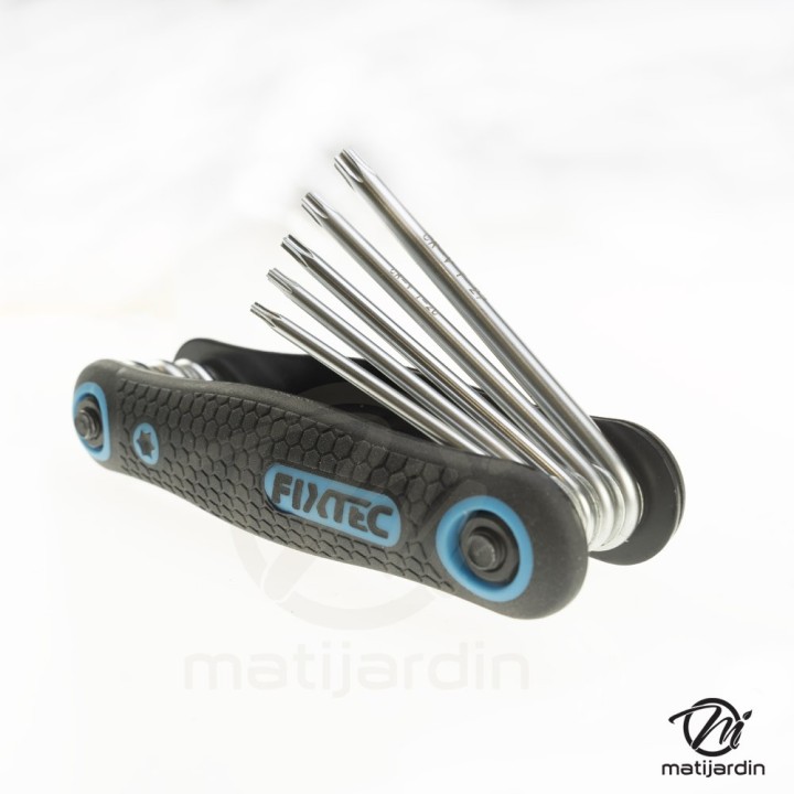 Ensemble de clés Torx pliantes T9 à T40 - 8 pièces